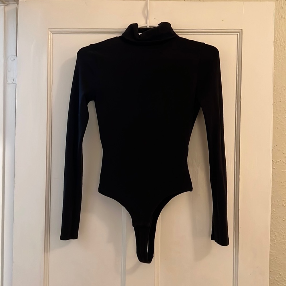 Madewell XS black turtleneck body suit